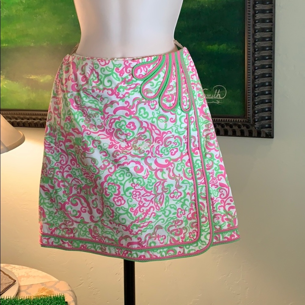 Lilly Pulitzer Size 0, Zip back Skirt